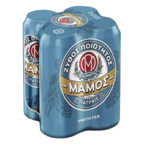Μάμος Μπύρα Κουτί vol 5% (4x500ml)