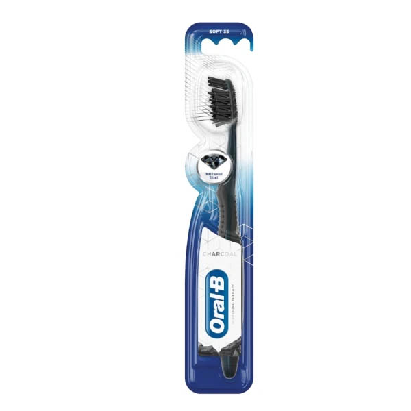 Oral-B Οδοντόβουρτσα 3D White Charcoal (Soft)