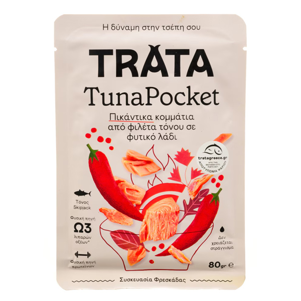 Trata Τόνος Tunapocket 80gr (Πικάντικο)