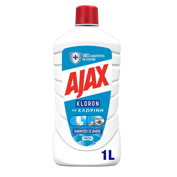 Ajax Καθαριστικό Kloron με Χλωρίνη 1lt