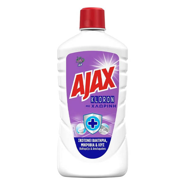Ajax Καθαριστικό Kloron με Χλωρίνη 1lt (Lila)