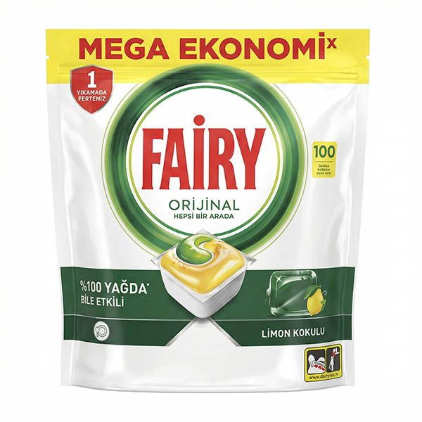 Fairy Caps Πλυντηρίου Πιάτων Original 100τεμ.