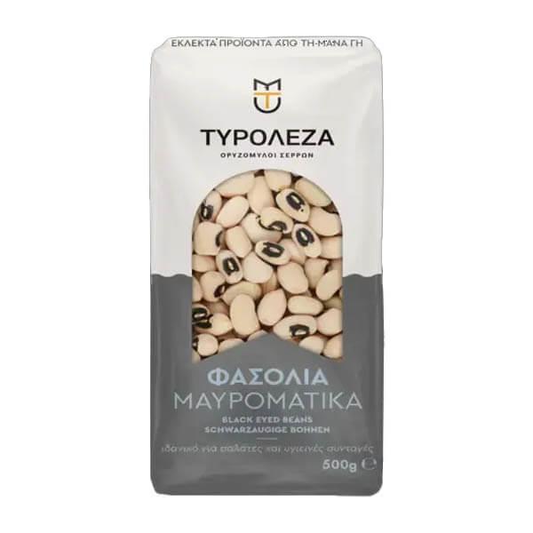 Τυρολέζα Φασόλια Μαυρομάτικα 500gr