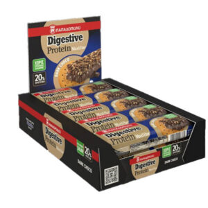 Παπαδοπούλου Digestive Maxi Bars με Πρωτεΐνη (10x50gr) - - Σοκολάτα