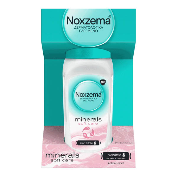 Noxzema Roll-On 50ml Minerals Soft Care