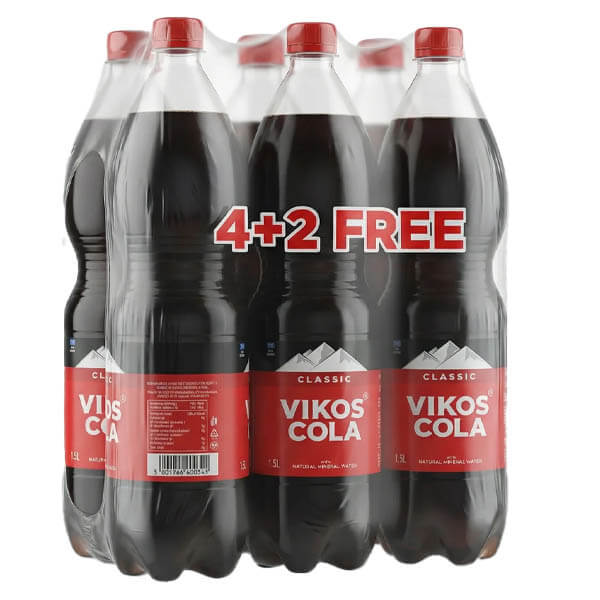 Βίκος Cola (6x1,5lt) - (4+2 Δώρο)