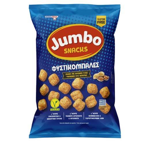 Jumbo Snacks Φυστικομπάλες 45gr - Χωρίς Γλουτένη