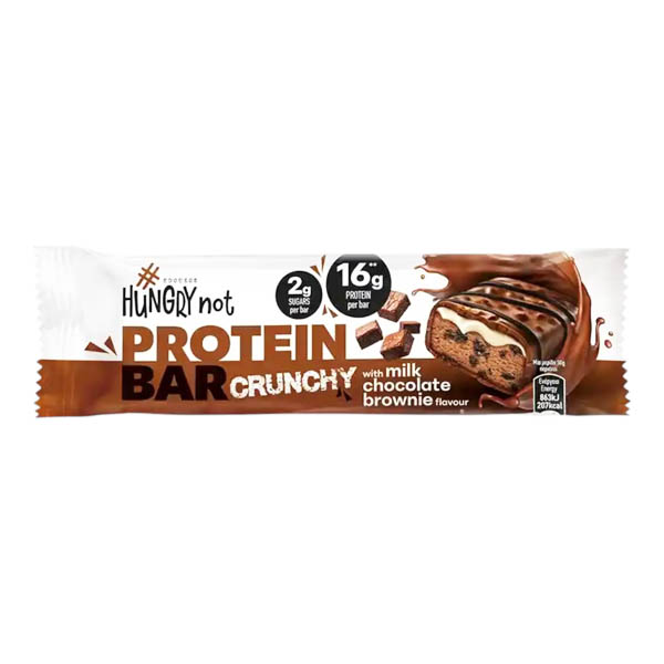 HUNGRY NOT Μπάρα Πρωτεΐνης 45gr (Crunchy Brownies)