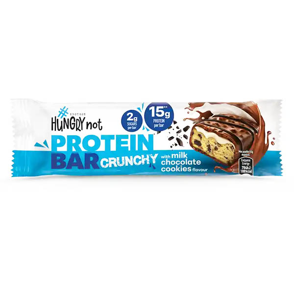 HUNGRY NOT Μπάρα Πρωτεΐνης 45gr (Crunchy Cookies)