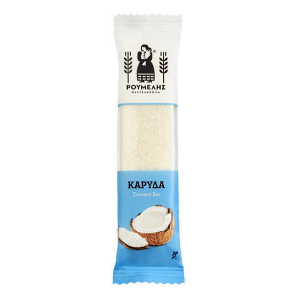 Ρούμελη Μπάρα Καρύδας Λευκή 70gr