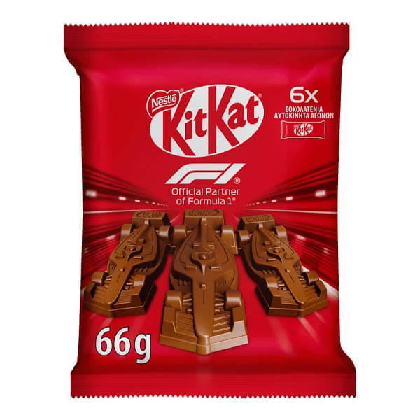 Kit Kat Icon F1 Mini Cars 66gr Σακουλάκι