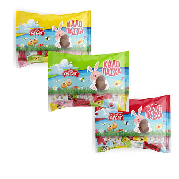 Πασχαλινά Μίνι Σοκολατάκια Oscar 250gr Flow Pack