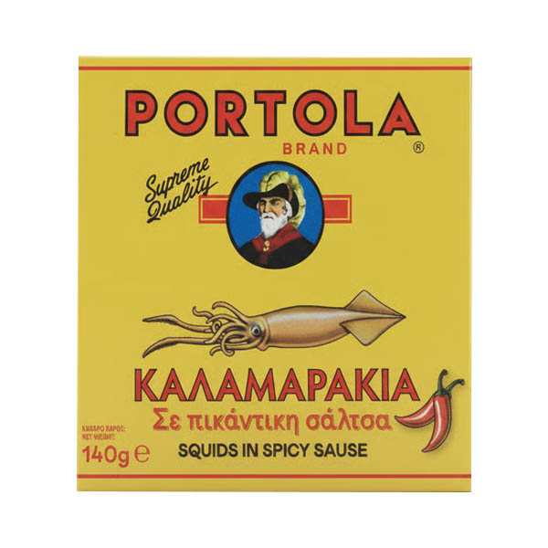 Portola Καλαμαράκια Πικάντικα 140gr (Σε Σάλτσα)