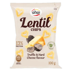 3Α OHO! Lentil Chips 100gr (Τρούφα & Σκληρό Τυρί)