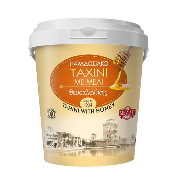 Μεζάπ Παραδοσιακό Ταχίνι Θεσσαλονίκης 900gr Κουβαδάκι (Μέλι)