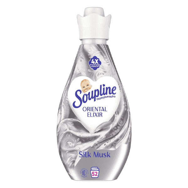 Soupline Υπερσυμπυκνωμένο Μαλακτικό Elixir 52 Μεζ. (730ml) - Silk Musk