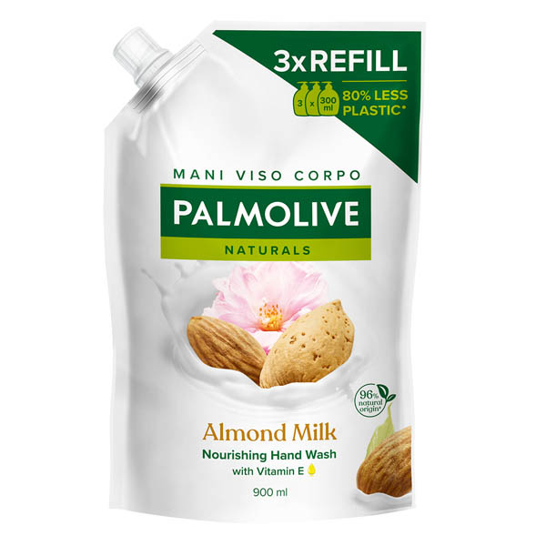 Palmolive Ανταλλακτικό Κρεμοσάπουνο 900ml (Almond Milk) (Σακούλα)