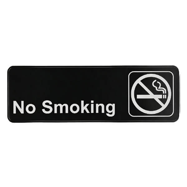 Πινακίδα "No Smoking" 7,5X23cm