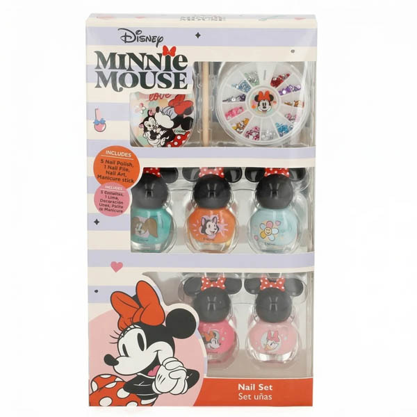 Make Up Σετ Ομορφιάς Minnie Νύχια Με Στρας