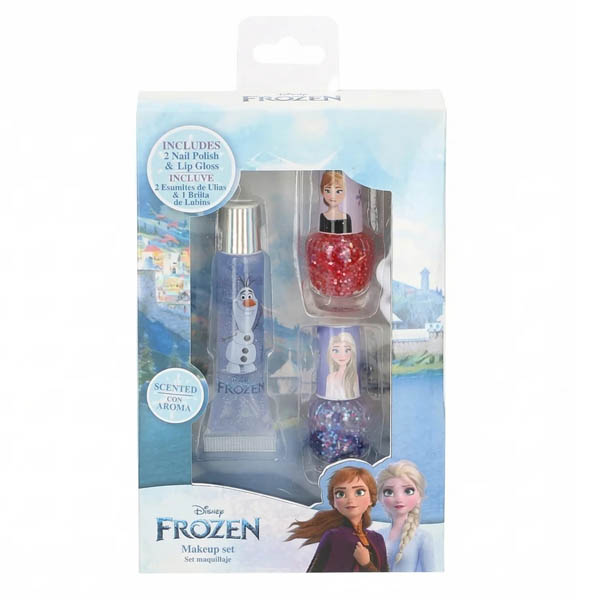 Make Up Σετ Ομορφιάς Frozen Βερνίκια Και Λιπ Γκλος