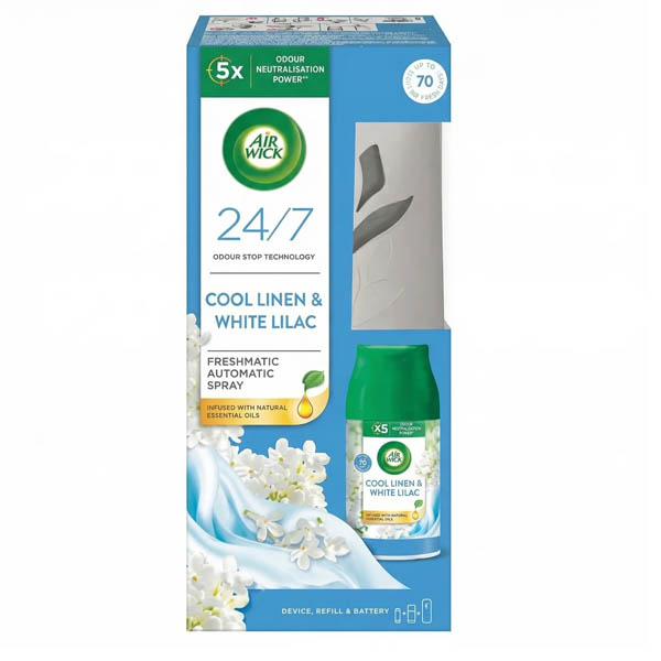 Air Wick Freshmatic Συσκευή + Ανταλλακτικό 250ml - Cool Linen