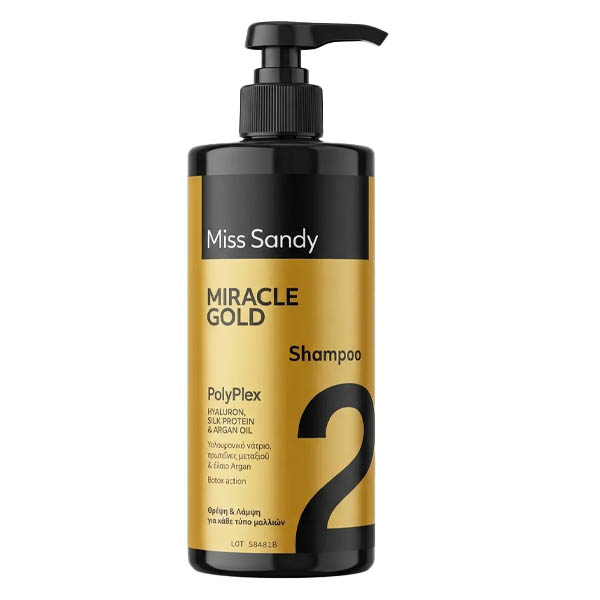 Miss Sandy Σαμπουάν 1000ml Polyplex Miracle Gold