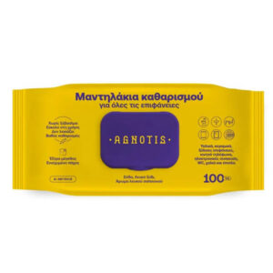 Agnotis Μαντηλάκια Καθαρισμού Επιφανειών 100τεμ.