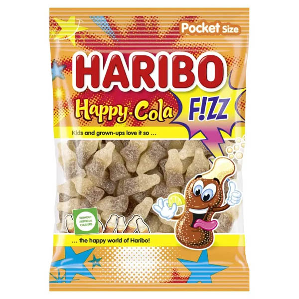 Haribo Ζαχαρωτά 80gr - Happy Cola