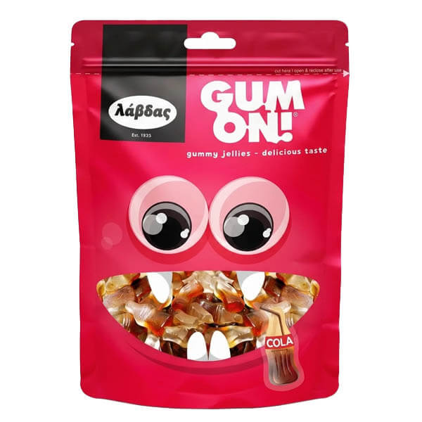 Gum On 100gr (Μπουκάλι Cola)