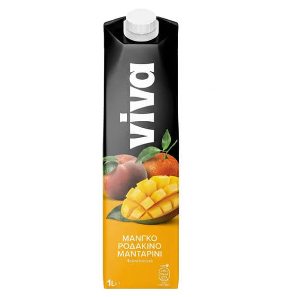Viva Φρουτοποτό 1lt (Μάνγκο - Ροδάκινο - Μανταρίνι)
