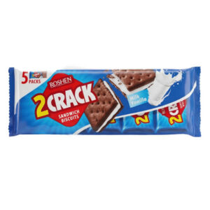 Roshen 2 Crack Μπισκότα 190gr (Γάλα - Βανίλια)