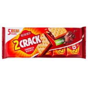 Roshen 2 Crack Μπισκότα 190gr (Σοκολάτα)