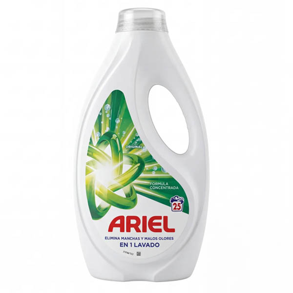 Ariel Υγρό Πλυντηρίου Ρούχων 25μεζ. (1,125lt) - Original