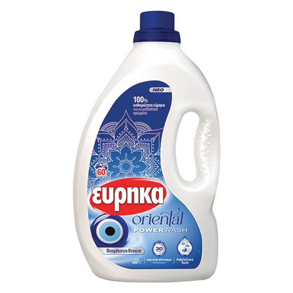 Εύρηκα Oriental Powerwash Υγρό Απορρυπαντικό 60μεζ. (2,4lt) Bosphorus Breeze