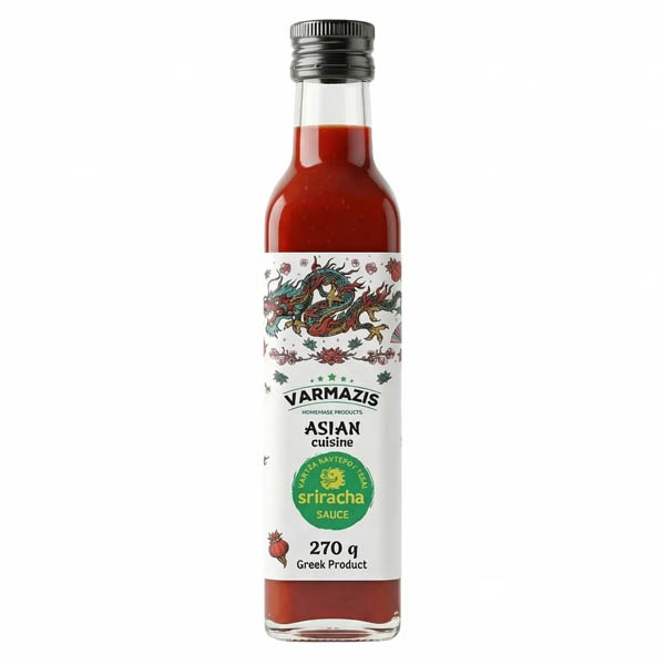 Asian Sriracha Καυτερή Σως 275gr (Γυάλινο Μπουκάλι)