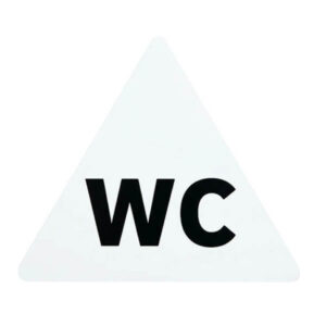 PVC Σήμα WC 10x10cm