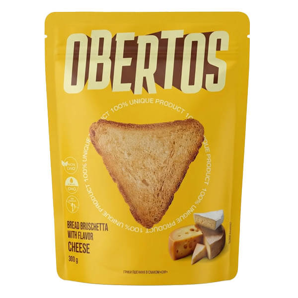 Obertos Σνακ Μπρουσκέτας 100gr (Τυρί)