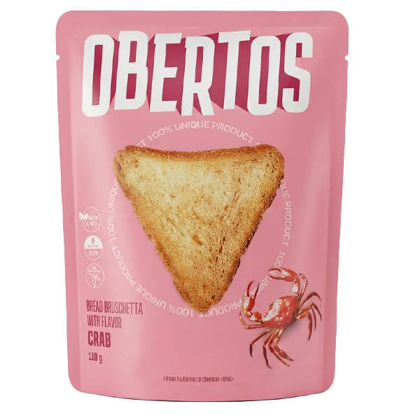 Obertos Σνακ Μπρουσκέτας 100gr (Καβούρι)