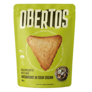 Obertos Σνακ Μπρουσκέτας 100gr Μανιτάρια Με Sour Cream