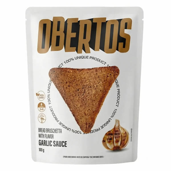 Obertos Σνακ Μπρουσκέτας 100gr (Σκόρδο)