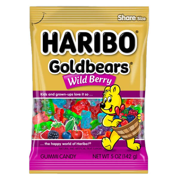 Haribo Ζαχαρωτά Goldbears Wild Berry 80gr