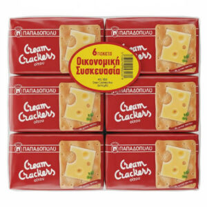 Παπαδοπούλου Cream Crackers 6x140gr