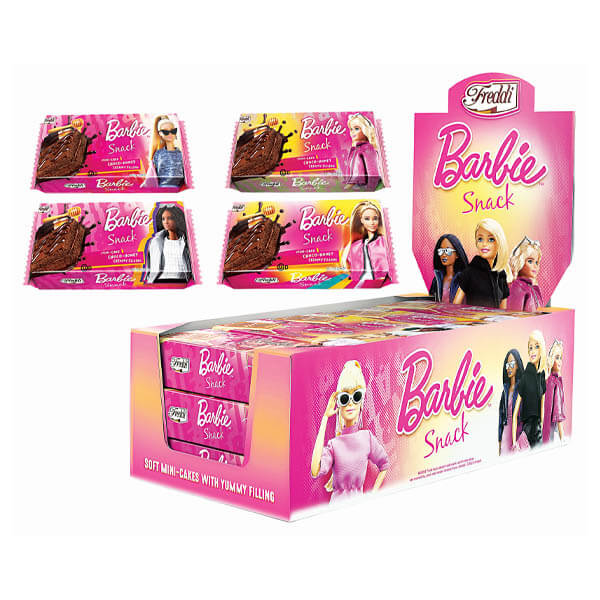 VINCINNI Barbie Mini Cake (15x25gr) Μέλι Και Κακάο