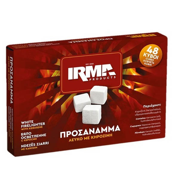 Rock Fire Προσανάμματα Κηροζίνης 48 Κύβοι