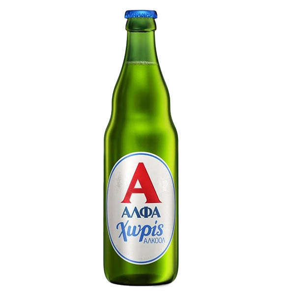 Amstel Άλφα Χωρίς Αλκοόλ - 500ml (Φιάλη)