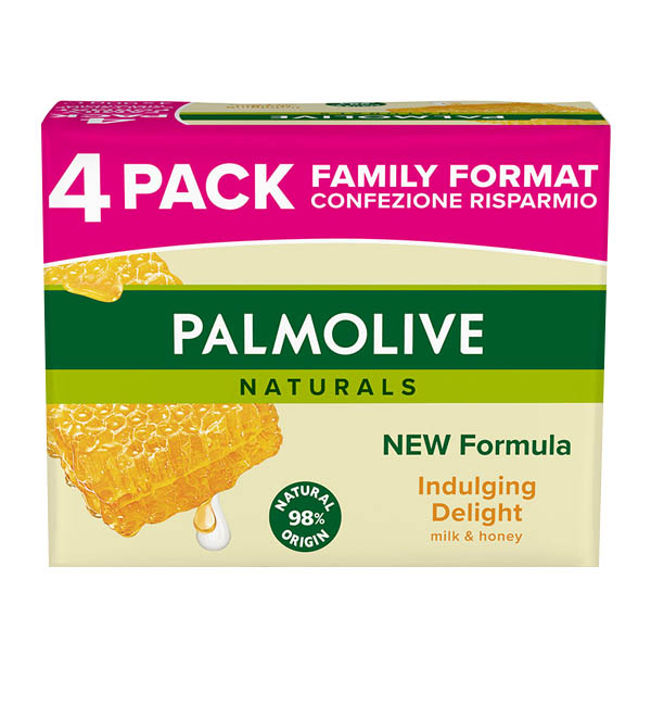 Palmolive Σαπούνι 4x90gr (Γάλα & Μέλι)