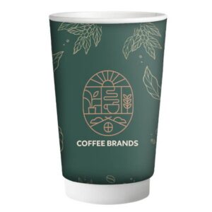 Ποτήρι Χάρτινο Coffee Brands Double Wall 16oz 25τεμ