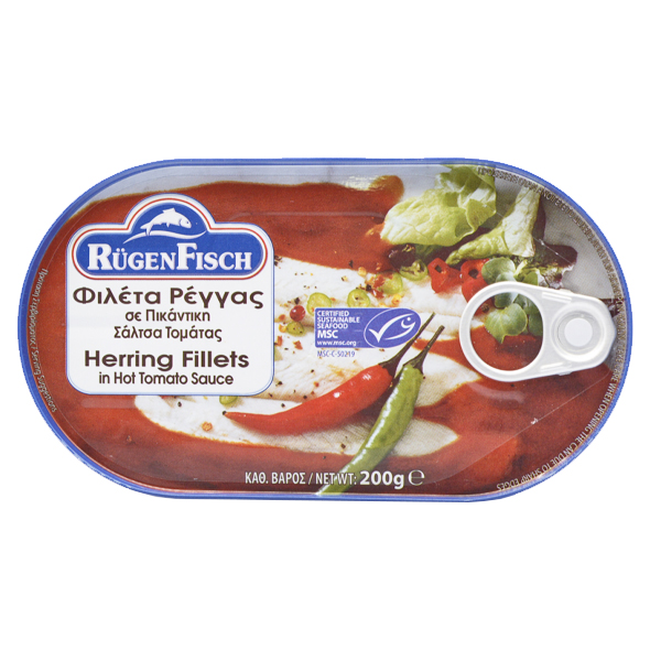Rugen Φιλέτο Ρέγγας 200gr (Σε Πικάντικη Σάλτσα)