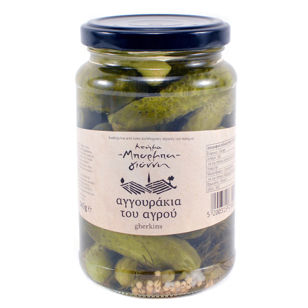 Μπάρμπα Γιάννης Αγγουράκια 340gr
