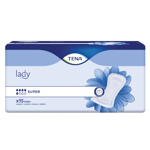 TENA Σερβιέτες Lady 15τεμ. (Super)